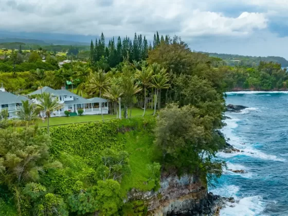 A view of the Hamakua Hotel.