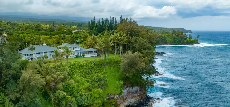 A view of the Hamakua Hotel.