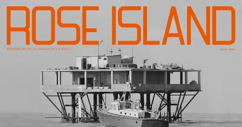 A promo poster for Rose Island.