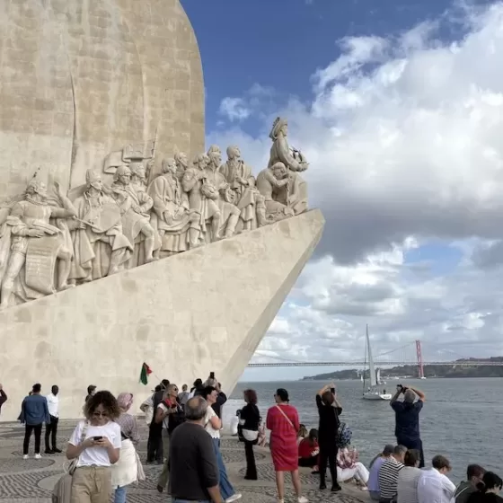 The Monument of the Discoveries, Lisbon, Portugal.