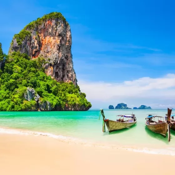 Photo of a Thai beach.